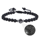 Volcanic Stone-Projection Bracelet