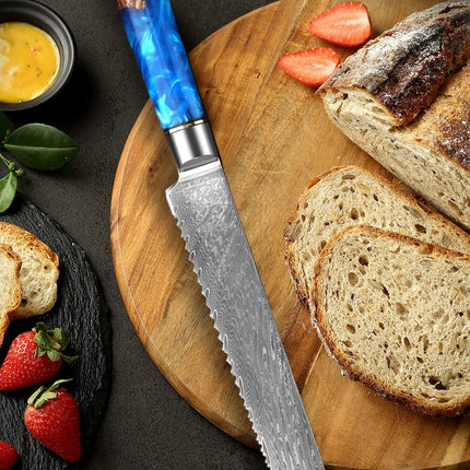 Damascus 7 Inch Steel Bread Slicer