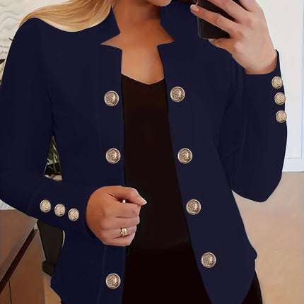Women's Fashion Cuff Button Small Suit